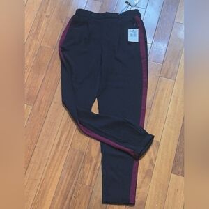 NEW Harmony + Havoc Black Burgundy Pants 5